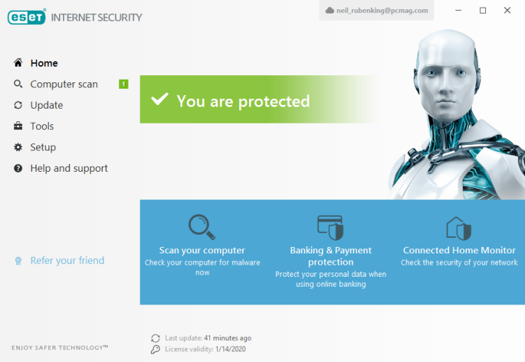 eset internet security free key download